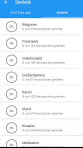 Kennzeichensammler screenshot