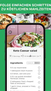 Keto Diät - Low Carb Rezepte screenshot