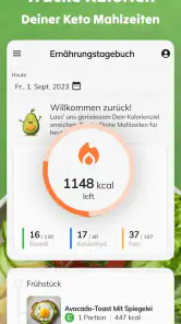 Ketogene Ernährung: KetoPal screenshot