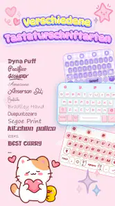 Keyboard Themes: Emoji Fonts screenshot
