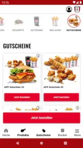 KFC screenshot