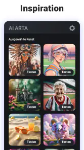 KI ARTA - Kunst-Generator screenshot