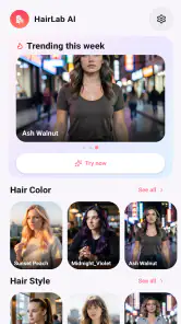 KI Haarfarbe & Frisuren testen screenshot