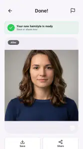 KI Haarfarbe & Frisuren testen screenshot