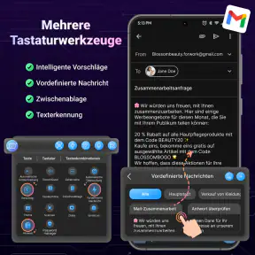 KI-Tastatur: Chatbot,Grammatik screenshot