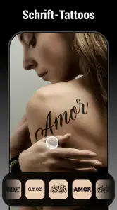 KI-Tattoo-Design, Körpereditor screenshot