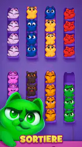 Kitty Sort: Twisted Tails screenshot
