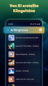 Klingeltöne Lieder für Android screenshot