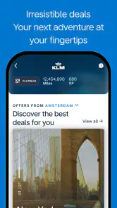 KLM - Flug buchen screenshot