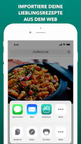körbchen | Rezeptverwaltung screenshot