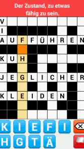 Kreuzworträtsel Deutsch screenshot