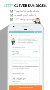 Kündigung - Verträge kündigen screenshot