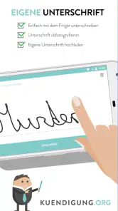 Kündigung - Verträge kündigen screenshot