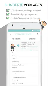 Kündigung - Verträge kündigen screenshot