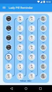 Lady Pill Reminder screenshot