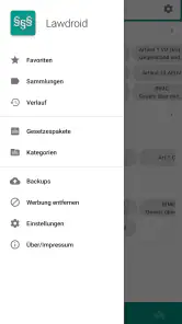 Lawdroid – Deutsche/EU-Gesetze screenshot