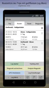 LD-Log - GPS Tracker & Logbuch screenshot