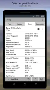 LD-Log - GPS Tracker & Logbuch screenshot