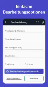 Lebenslauf Erstellen - Resume screenshot