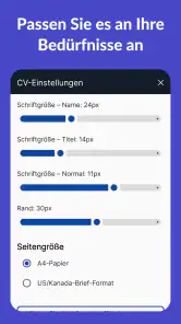 Lebenslauf Erstellen - Resume screenshot