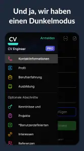 Lebenslauf Erstellen - Resume screenshot