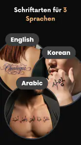 lettering Tattoo - Font Design screenshot