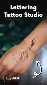 lettering Tattoo - Font Design screenshot