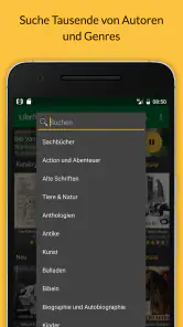 LibriVox Hörbücher screenshot