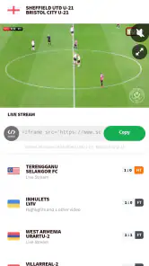 Live Fussball TV. Sport Stream screenshot