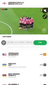 Live Fussball TV. Sport Stream screenshot