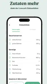 LowCarb - Abnehmen ohne Hunger screenshot