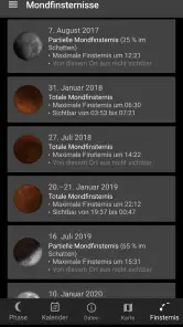 Lunarskop Pro Mondansicht screenshot