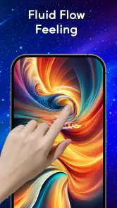 Magic Fluid: 4D Live Wallpaper screenshot
