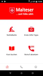 Malteser Erste-Hilfe App screenshot