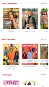 Marie Claire France screenshot