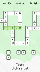 Math Crossword — Zahlenrätsel screenshot