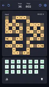 Mathematik-Puzzles - Crossmath screenshot