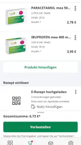 mea® - meineapotheke.de screenshot