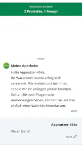 mea® - meineapotheke.de screenshot