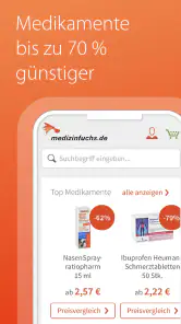 medizinfuchs - Preisvergleich screenshot