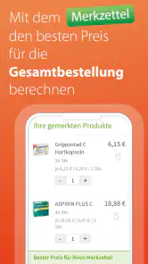 medizinfuchs - Preisvergleich screenshot