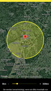 Mein Blitz-Tracker screenshot