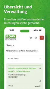 Mein DAV+ screenshot