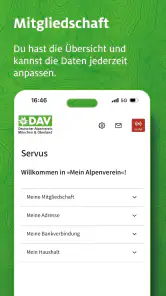 Mein DAV+ screenshot