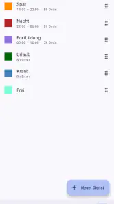 Mein Dienstplan screenshot
