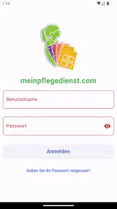 meinpflegedienst.com screenshot
