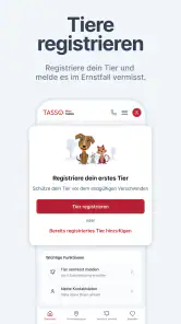 MeinTASSO screenshot