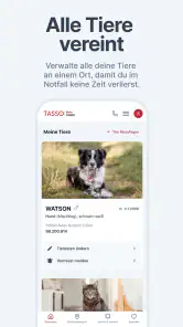 MeinTASSO screenshot