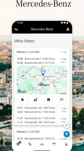 Mercedes-Benz Fahrtenbuch screenshot
