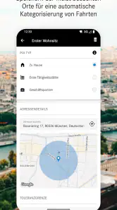 Mercedes-Benz Fahrtenbuch screenshot
